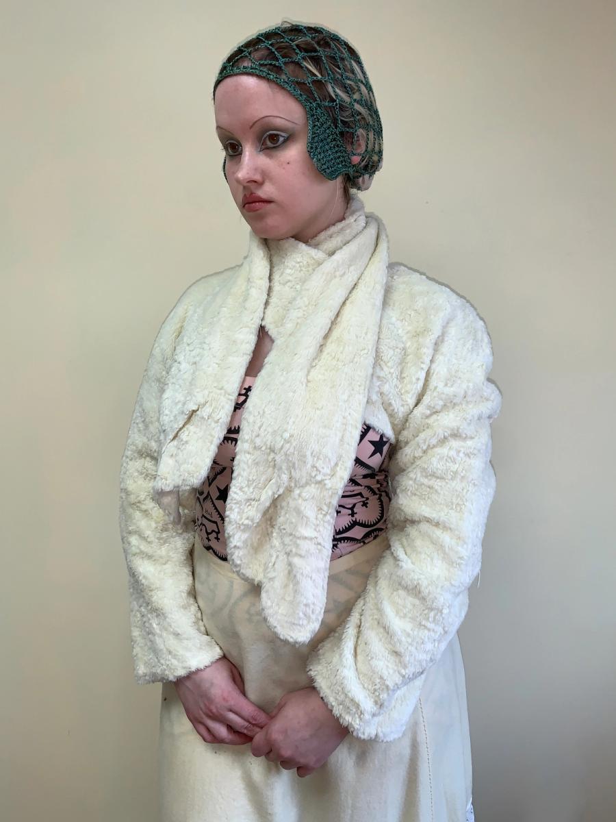 Jane Marple Faux Fur Shrug product image