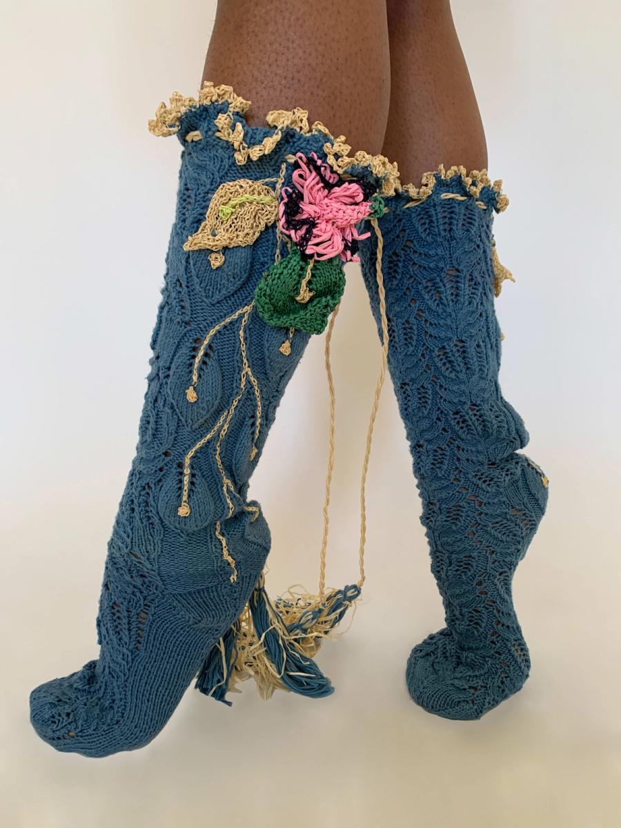Vivienne Westwood 1994 'On Liberty' Crochet Stockings