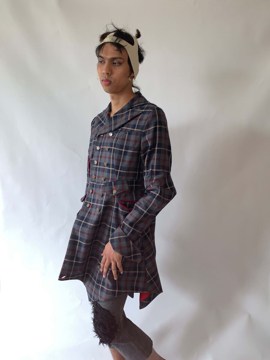 Takuya Angel Plaid Coat  product image