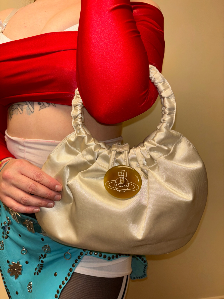 Vivienne Westwood Champagne Satin Purse product image