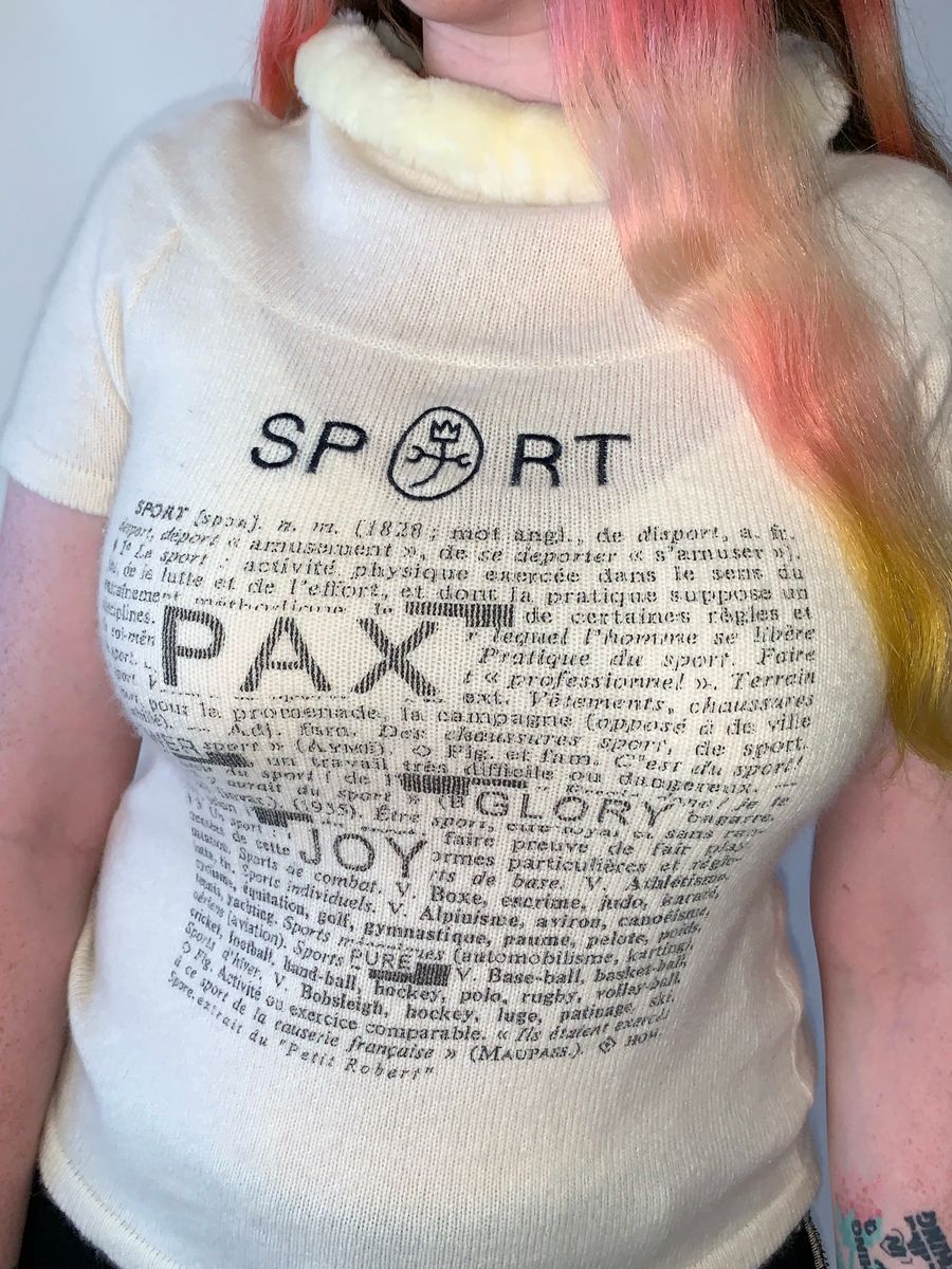 Castelbajac Fur Collar Sweater product image