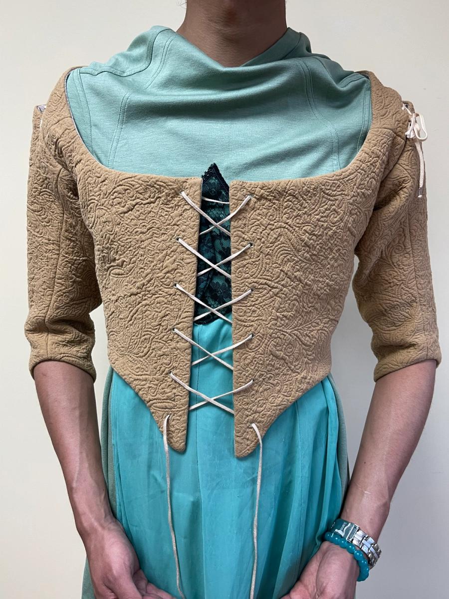 1700s Style Quilted Costume Top product image