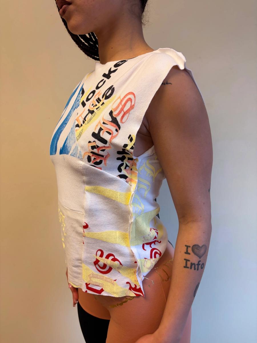 Enfer Rainbow Zebra Top  product image