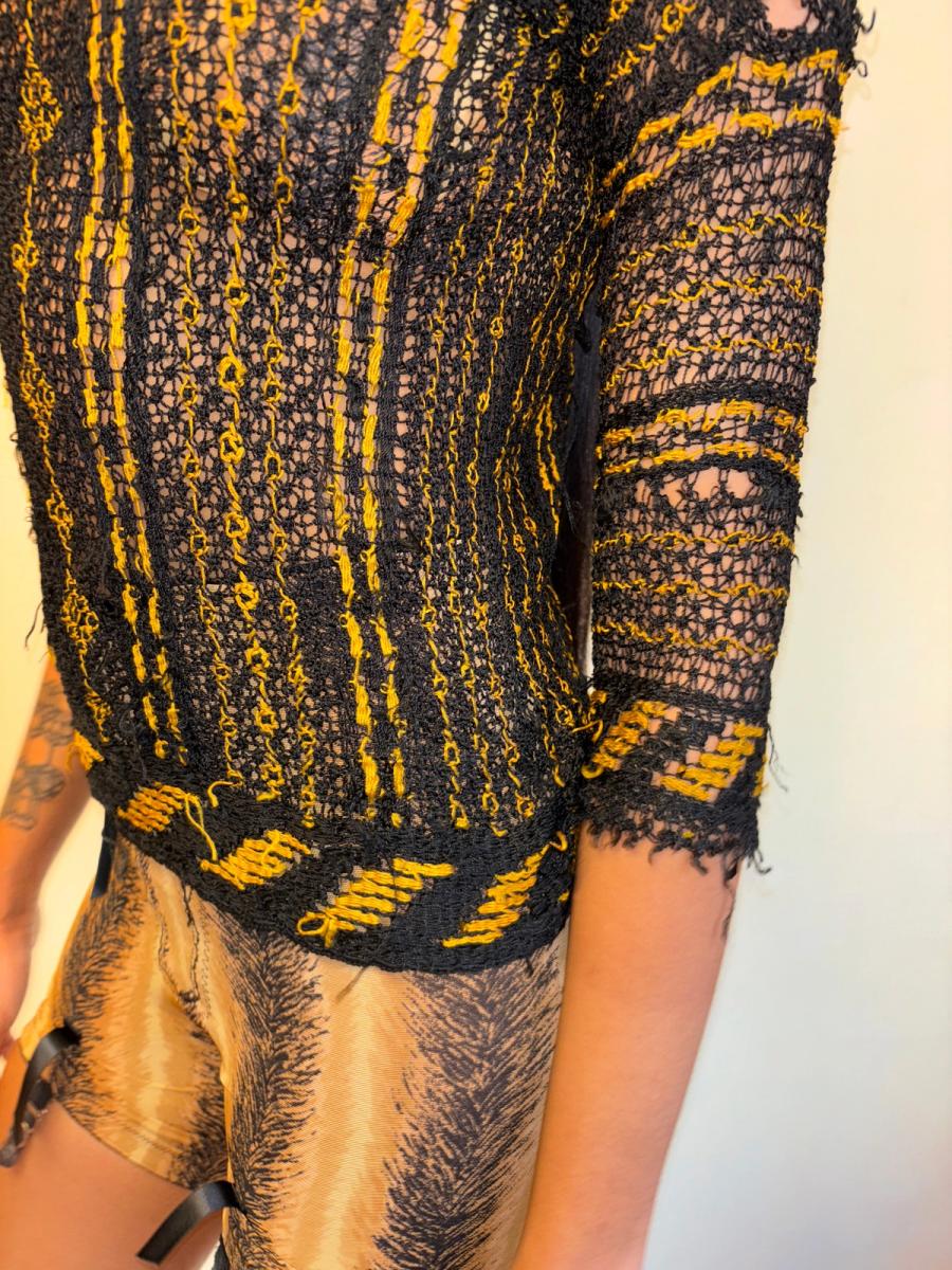 1930s Italian Handmade Knit Top product image