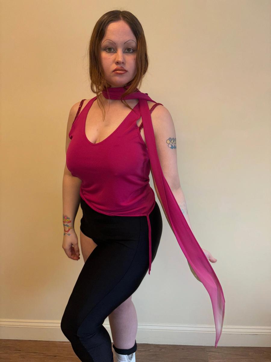 Lolita Lempicka Pink Scarf Tanktop product image