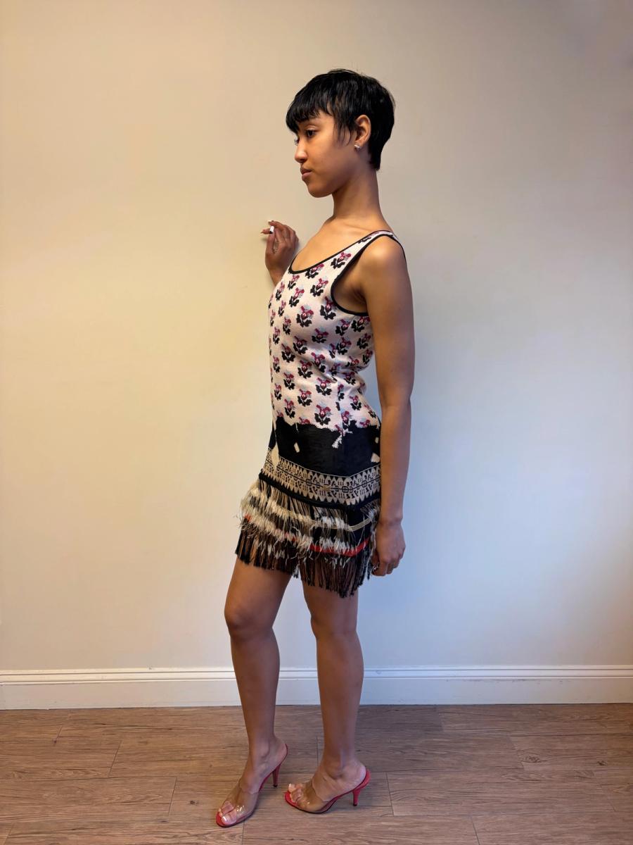 Chanel Knit Dress with Feathers product image