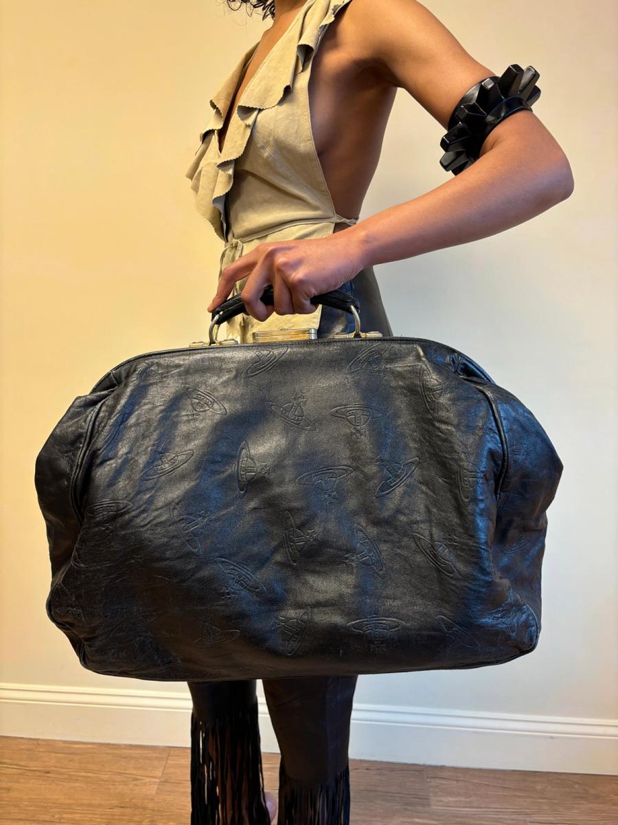 Vivienne Westwood "On Liberty" Leather Doctor Bag with Oversized Brass Orb product image