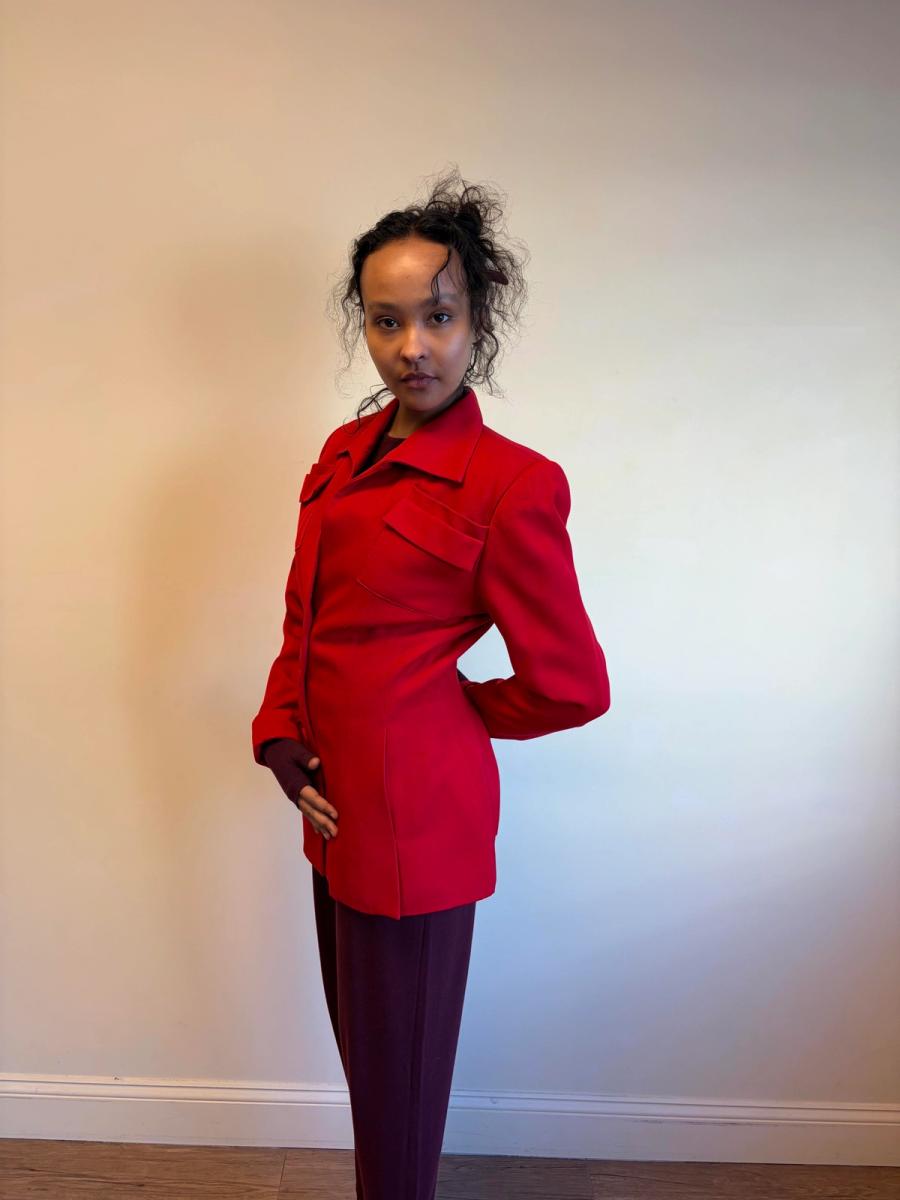 80s does 40s Norma Kamali Blazer product image