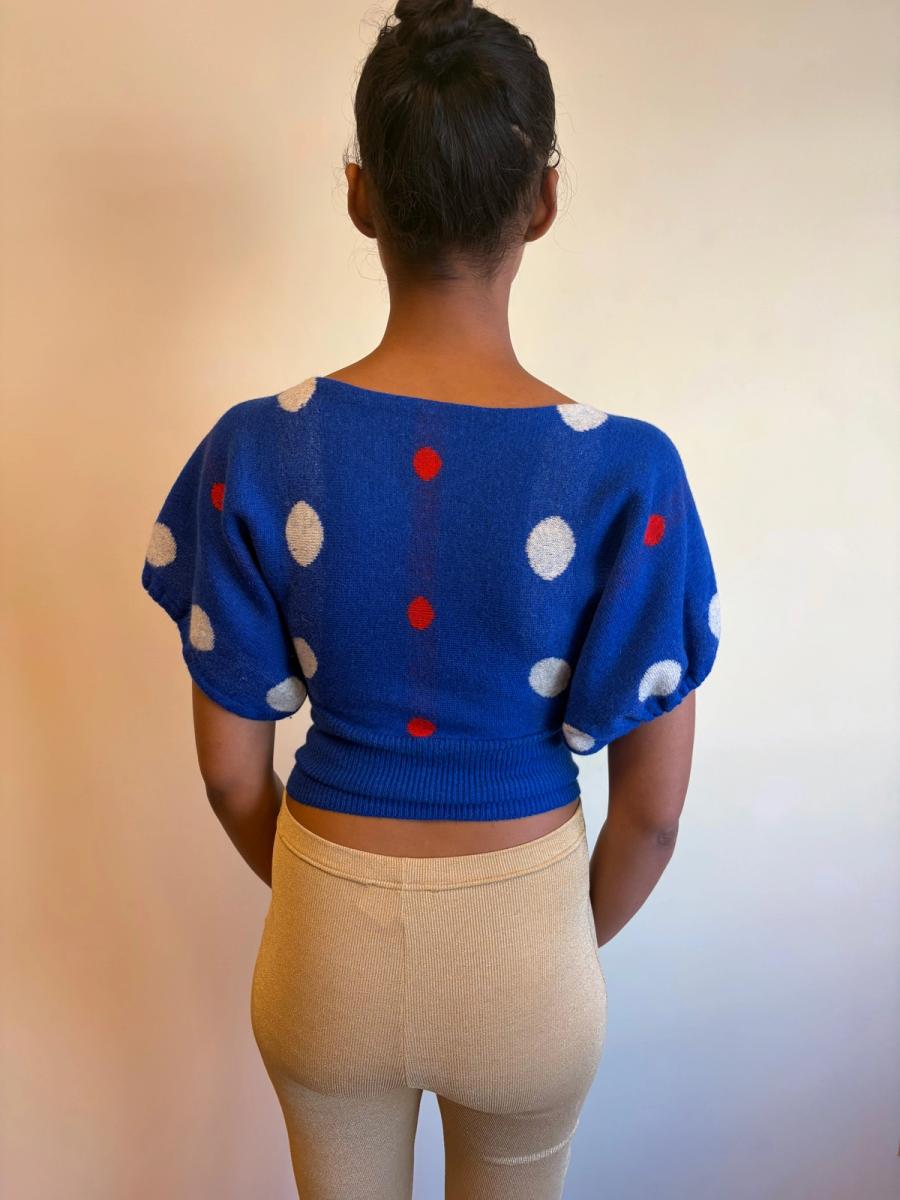 80s Dorothée Bis Polka Dot Sweater product image