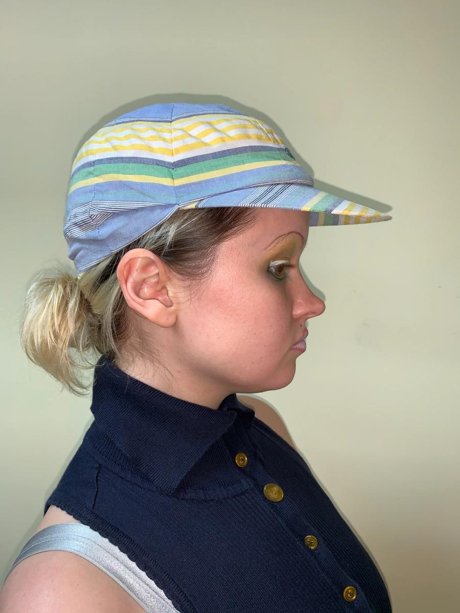 80s Vivienne Westwood 'Go Pagan' Striped Cap product image