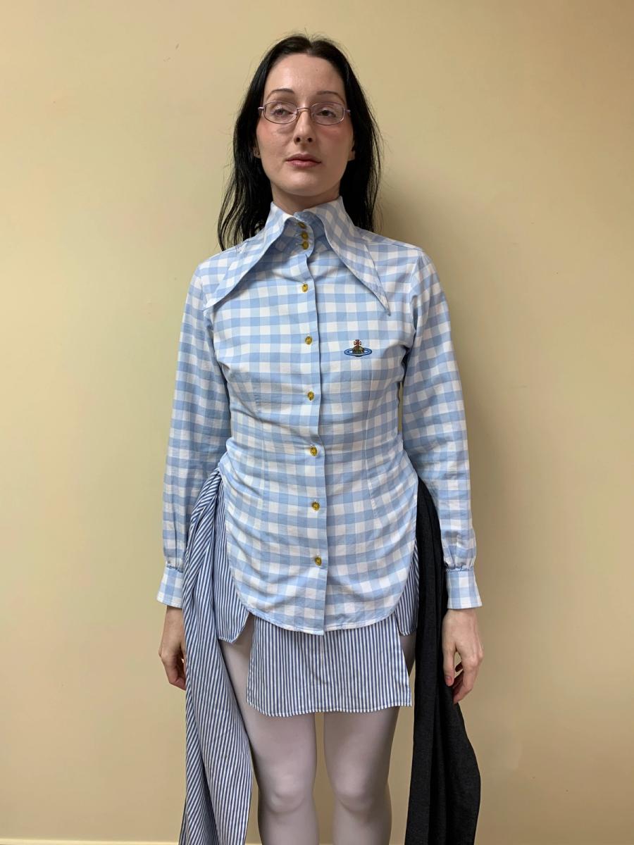 90s Vivienne Westwood Gingham Button Up product image