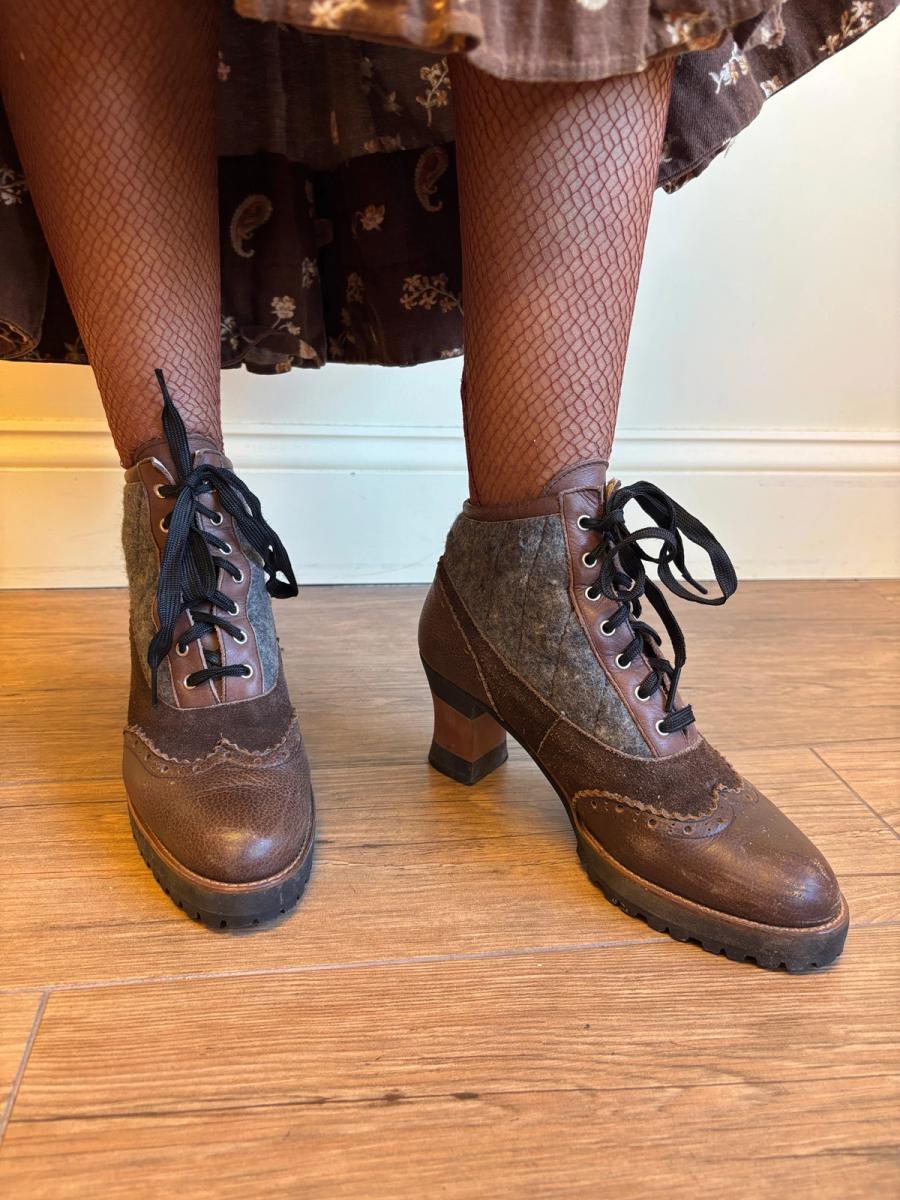 80s Junior Gaultier Leather Boots product image