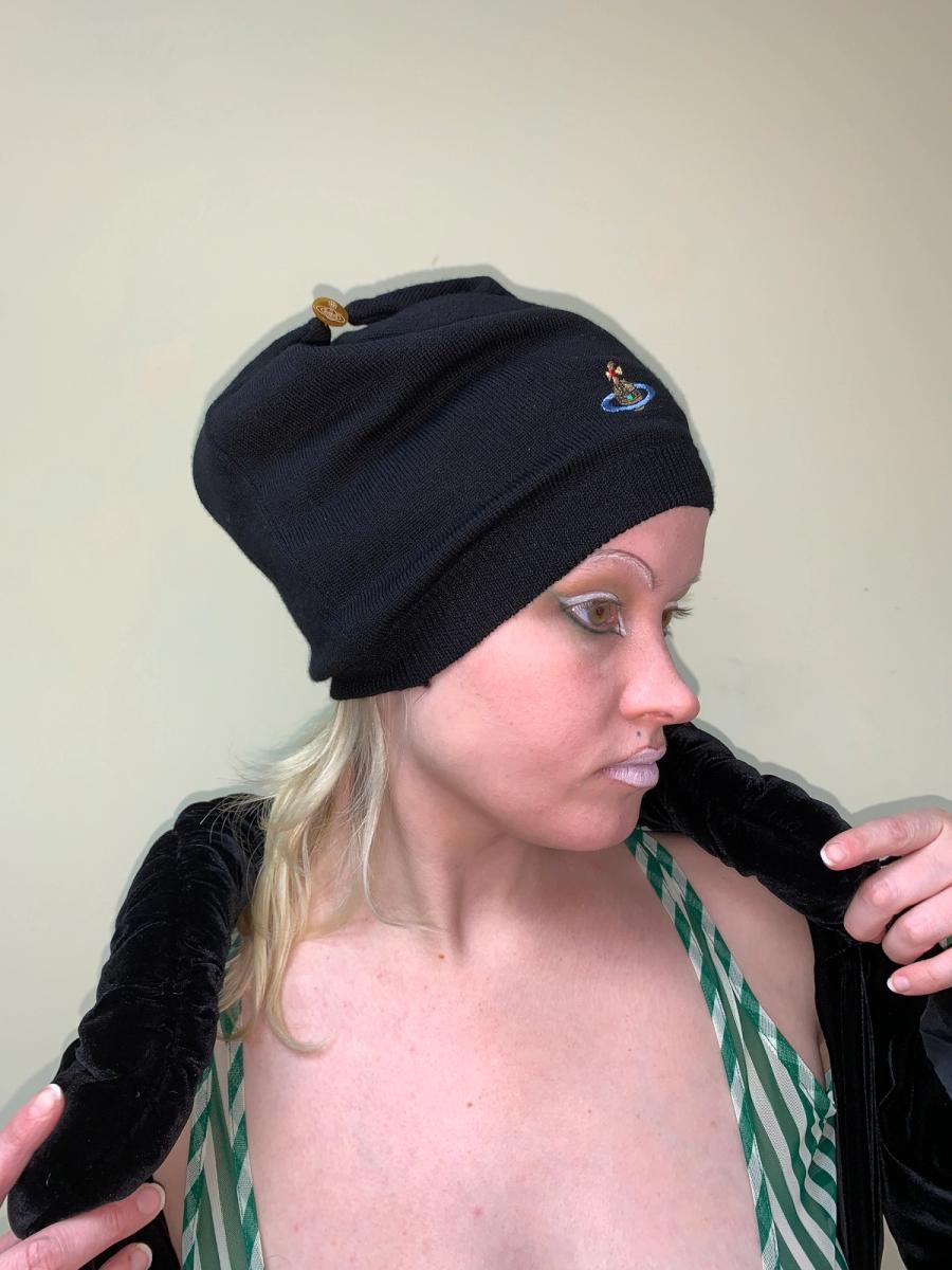 Vivienne Westwood 90s Knit Orb Cap with Button product image