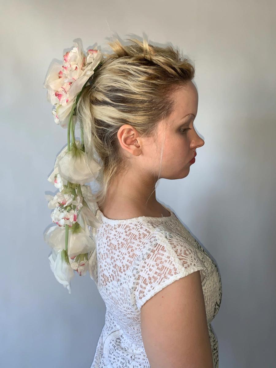 1950s Flower Bun Cover