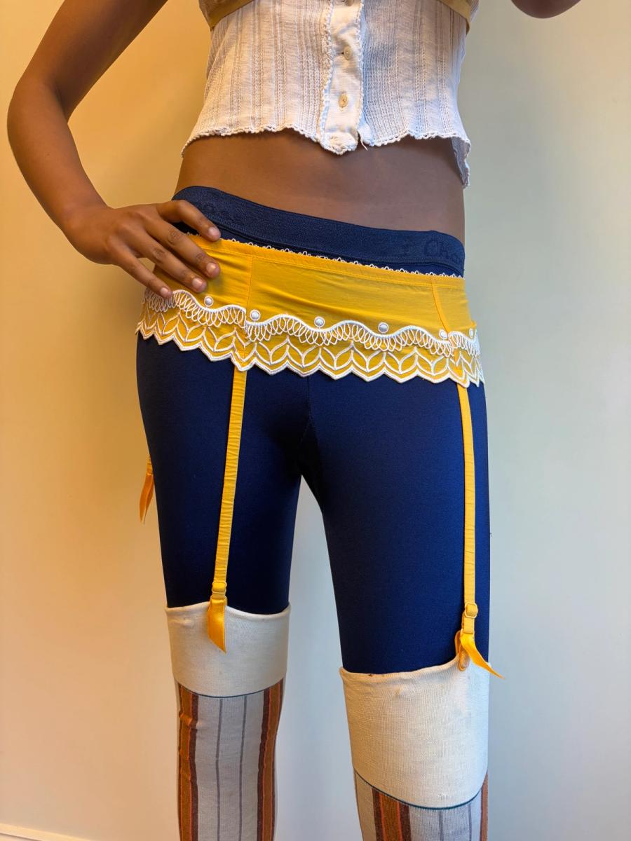 90s Ravage Yellow Garter Belt product image