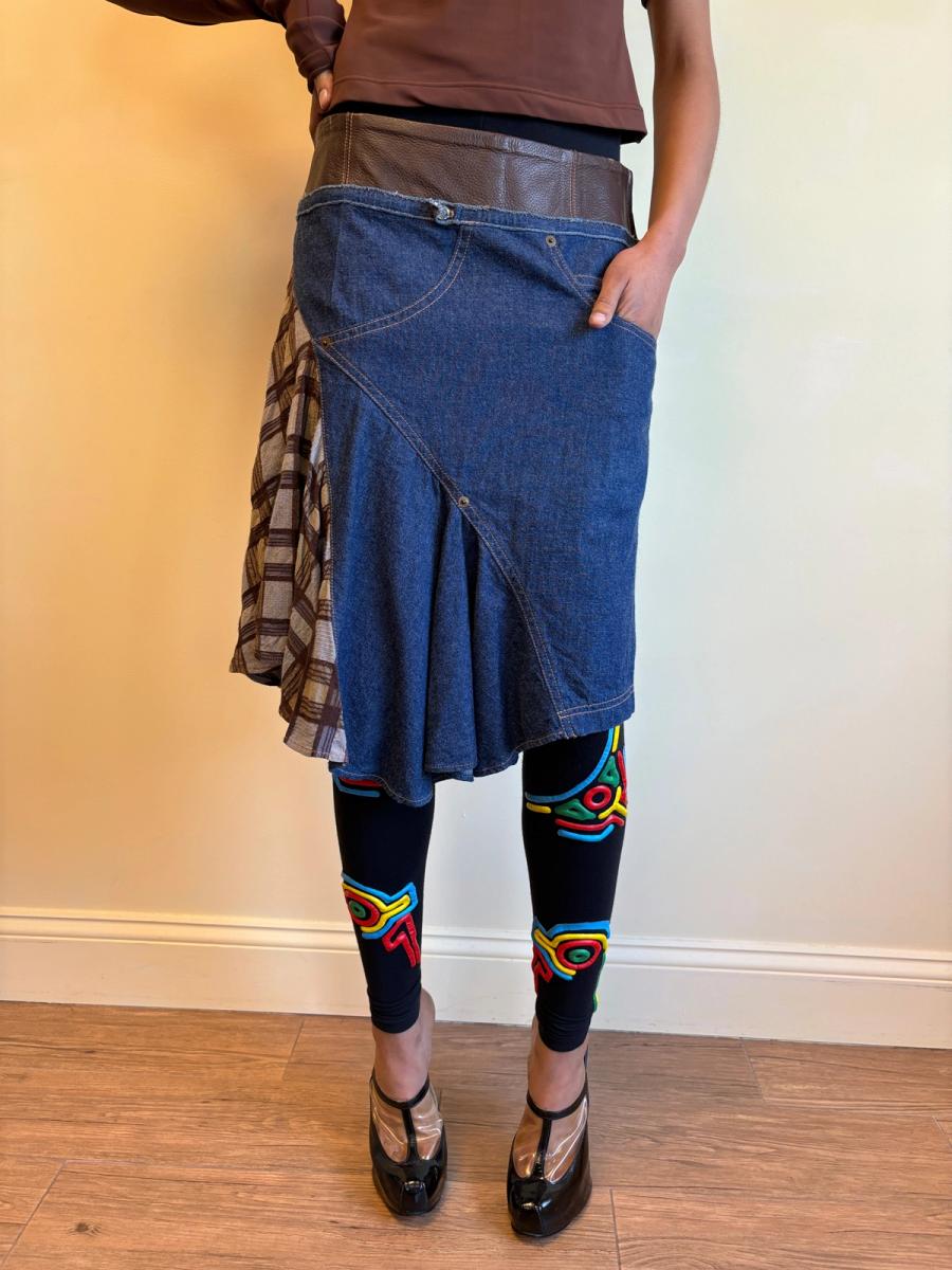 90s 20471120 Patchwork Skirt product image