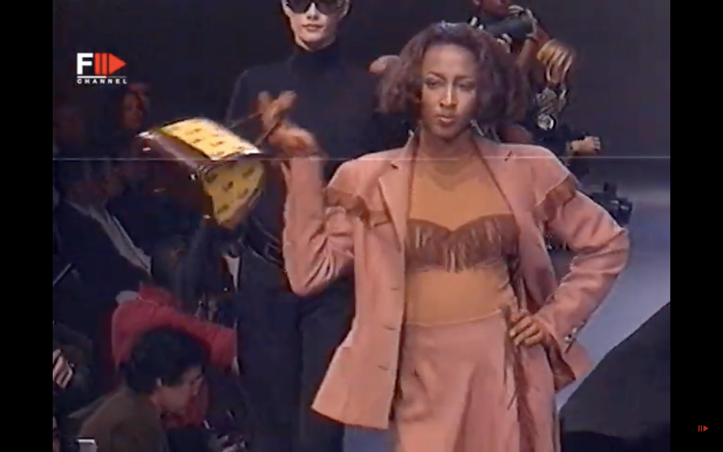 Chantal Thomass A/W 1993 Black Fringe Bodysuit product image