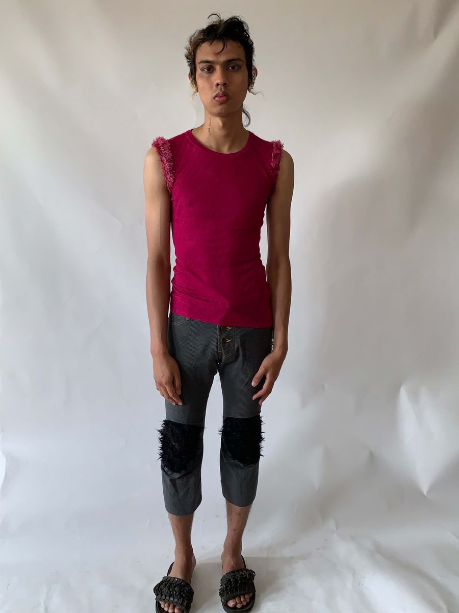 Beauty:Beast Fringe Bias Knit Tank product image