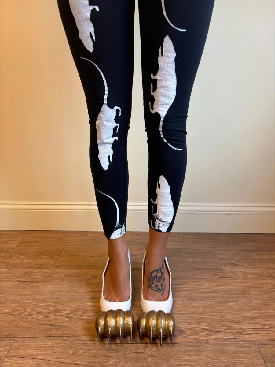 Rat and Chrysler Black Leggings product image