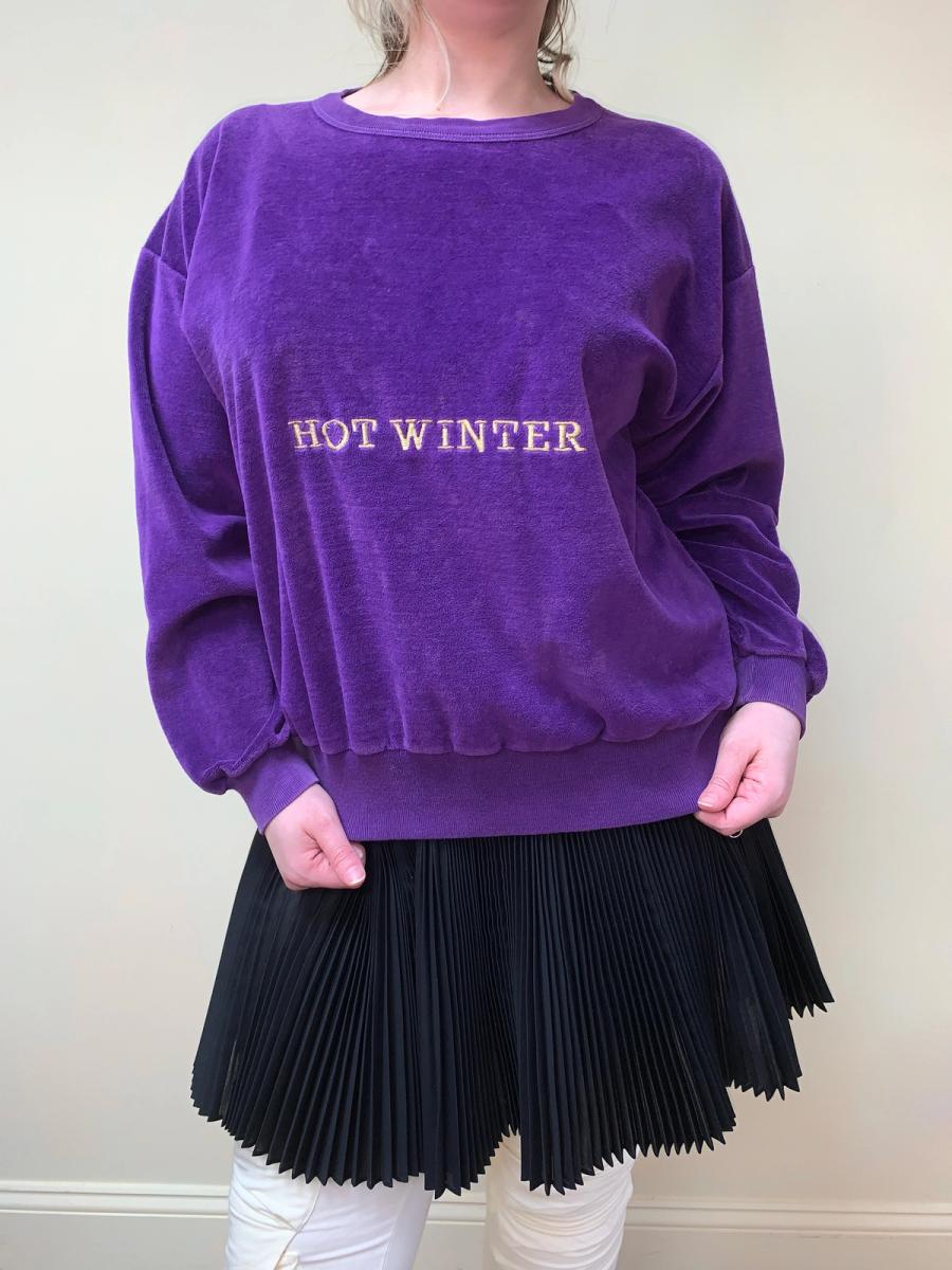 1980s Sonia Rykiel "Hot Winter" Sweatshirt product image