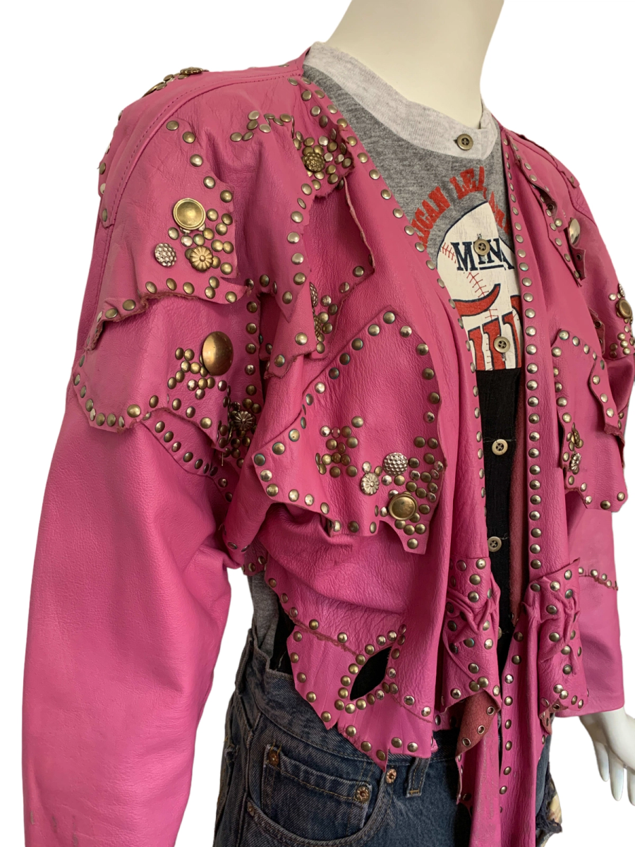 80s Studded Leather Jacket product image