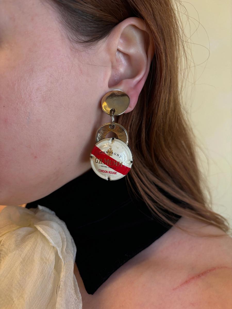 Liliane Müller Champagne Stopper Earrings product image