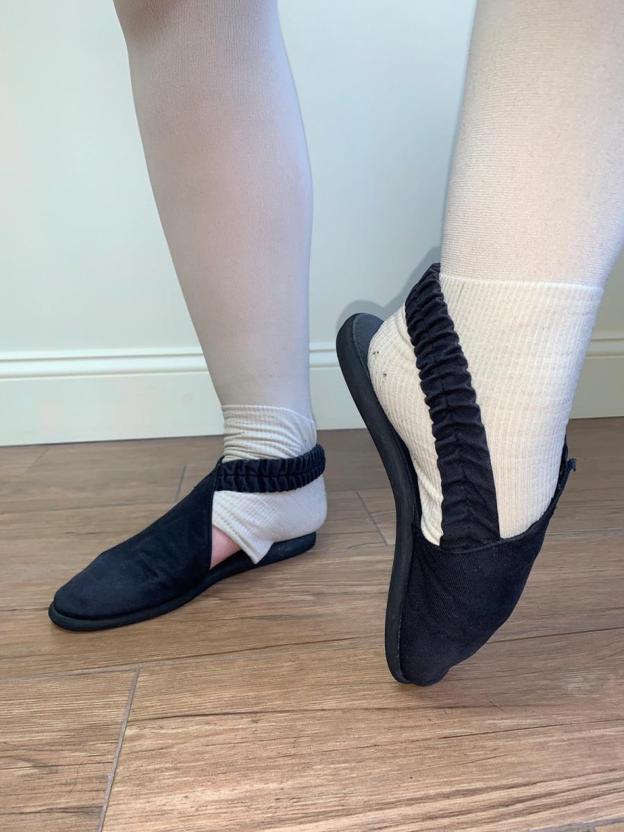 80s IS Issey Miyake Asymmetrical Slipper Shoes product image