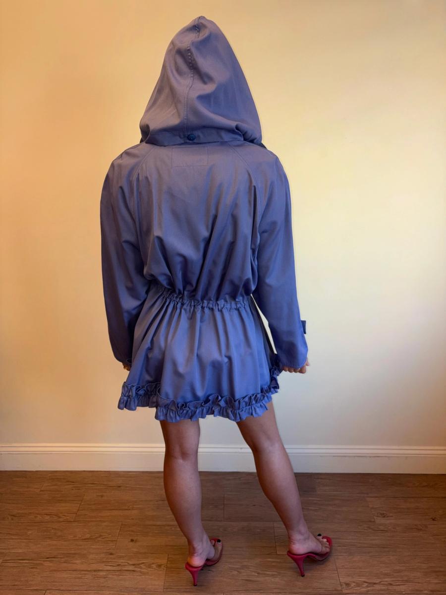 Vintage Chantal Thomass Purple Ruffle Coat product image