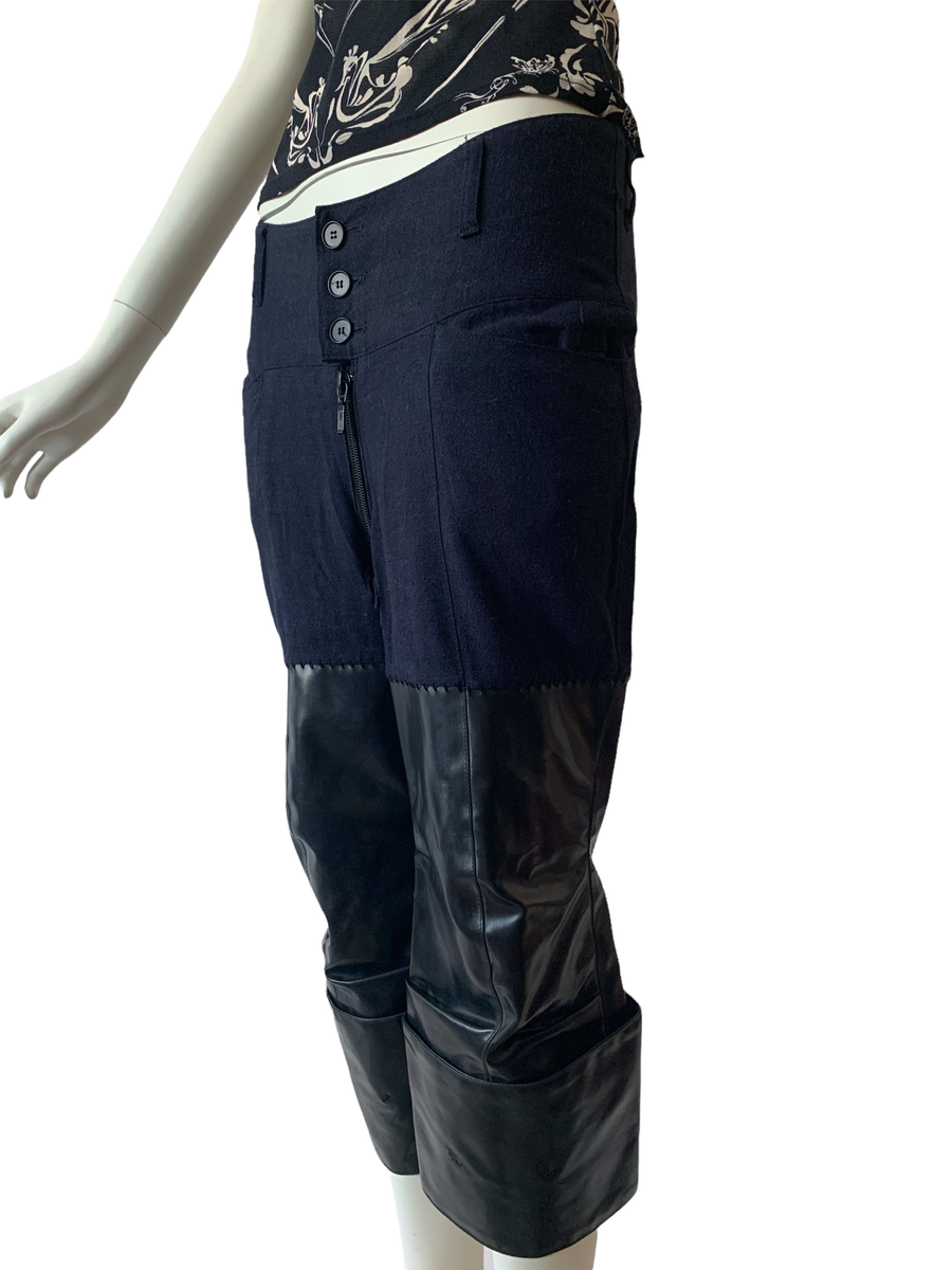 Heretic Goes Round Rubber Zip Crotch Pants product image