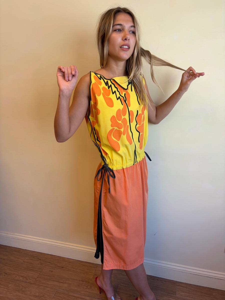 80s Castelbajac Hand-Painted Dress product image