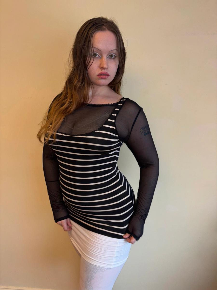 Chantal Thomass Striped 2 Layer Top product image