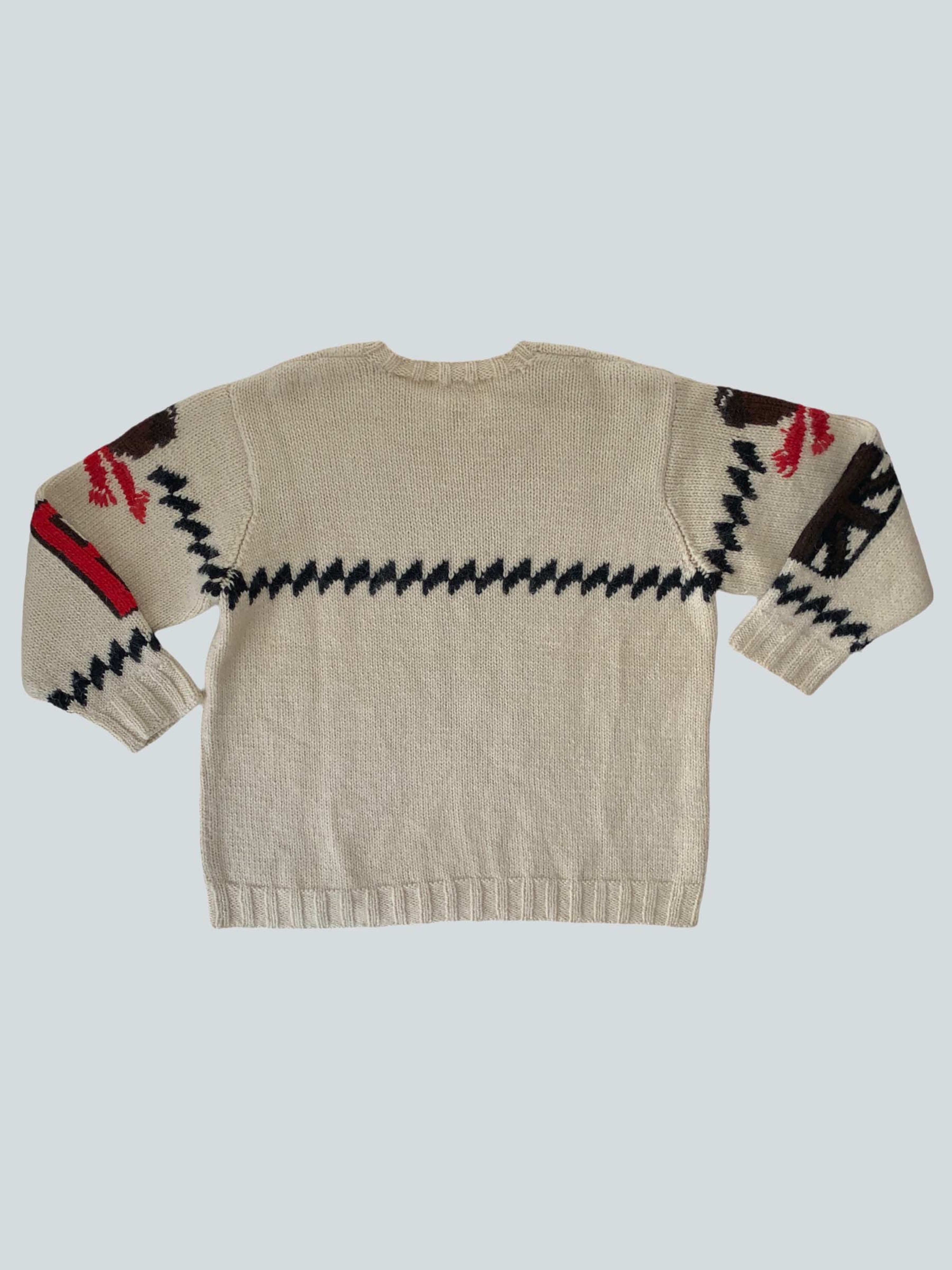 80s Atsuki Onishi Teddy-Bear Sweater