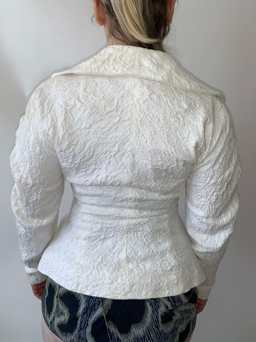 Vivienne Westwood 90s Floral Cotton Jacquard Jacket product image