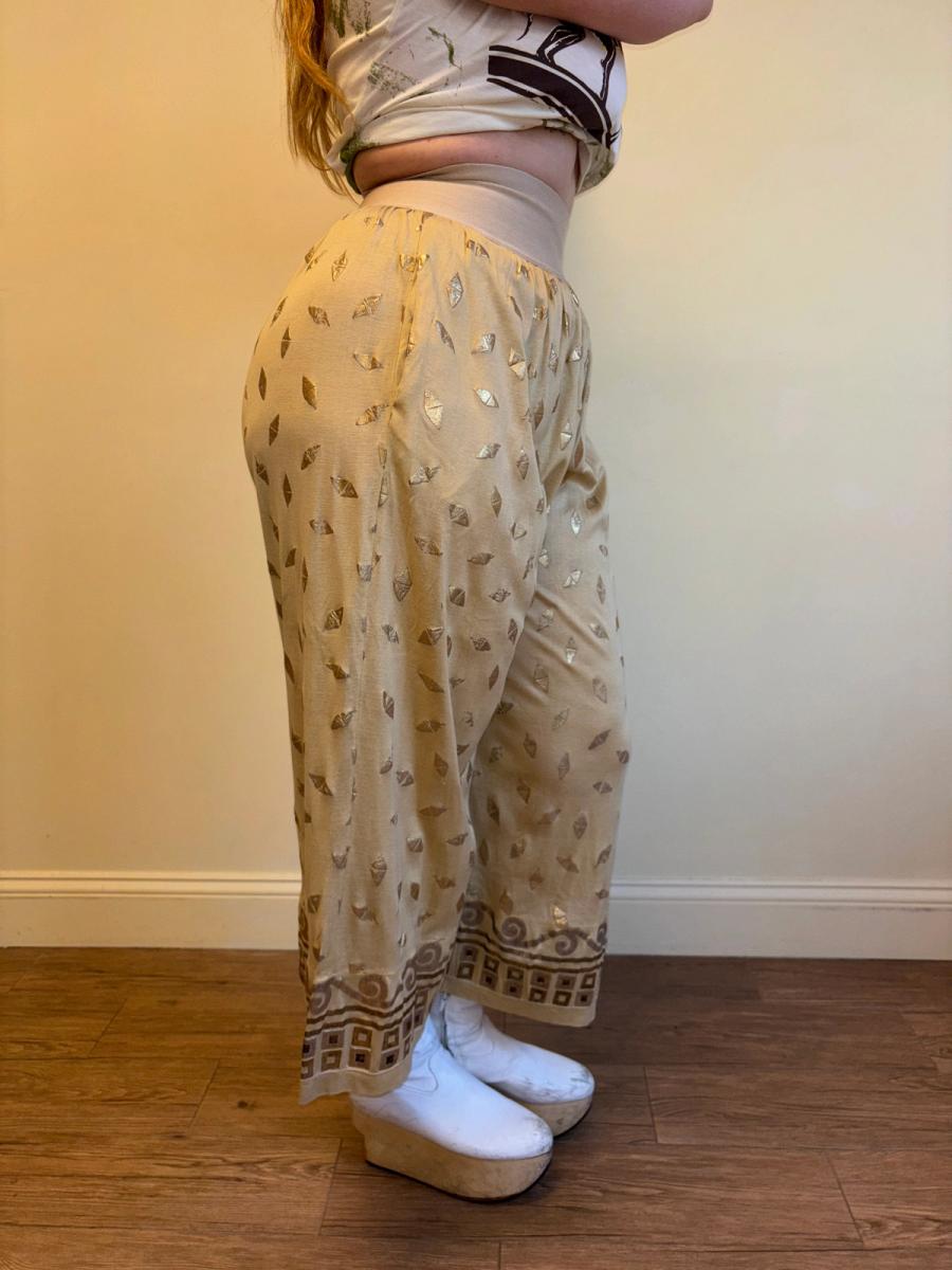 1980s Gaultier Gold Foiled Pants  product image