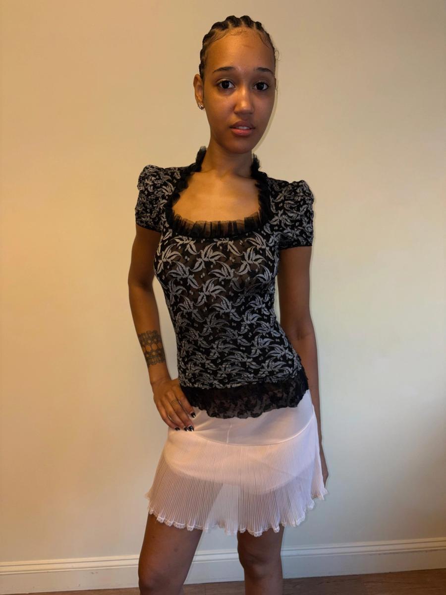 90s Vivienne Westwood Lace Stretch Top product image