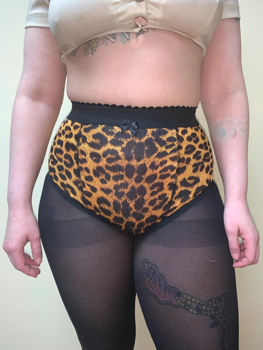 90s Jean-Paul Gaultier Cheetah Underwear