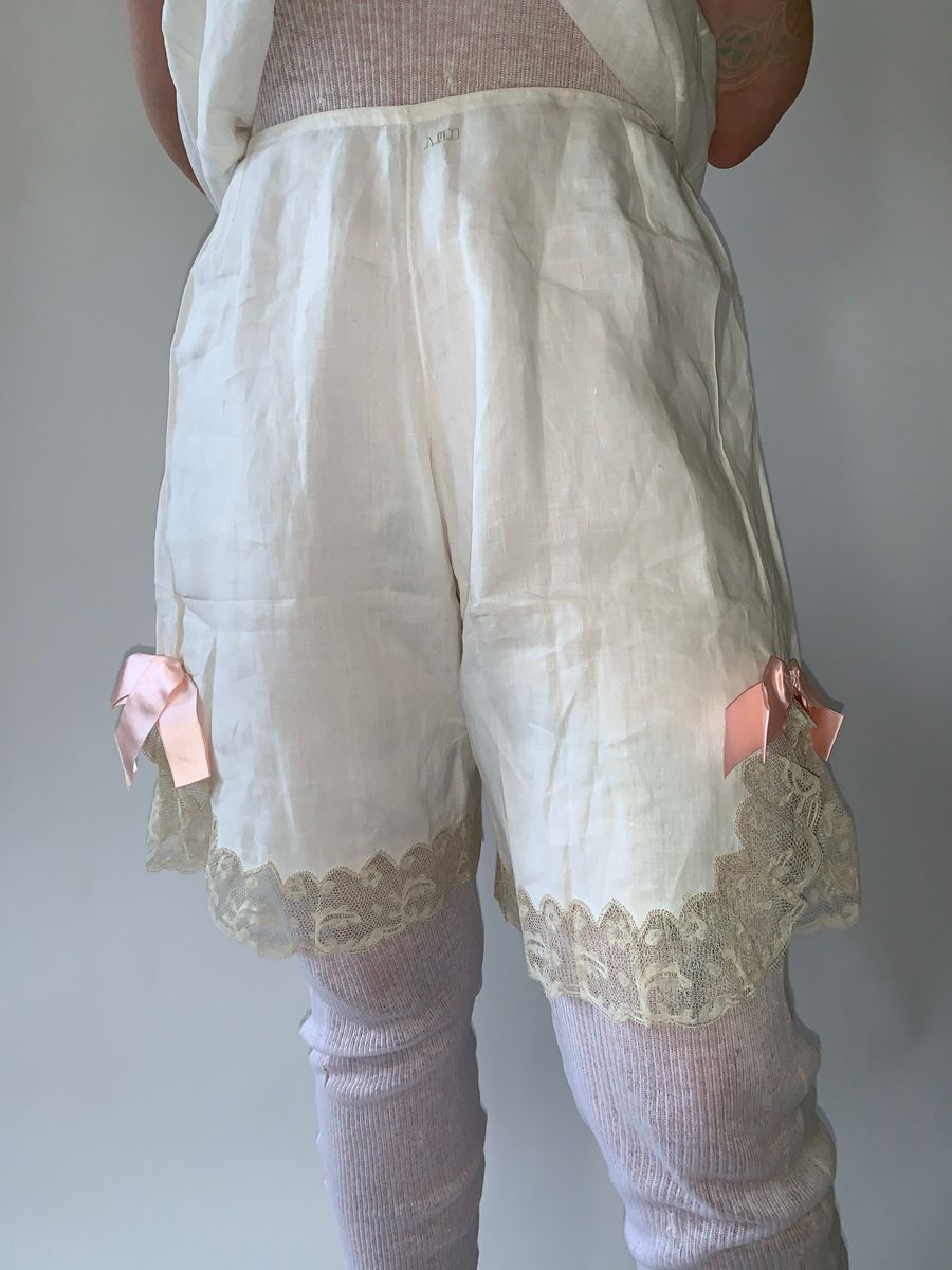 French Two Piece Edwardian Trousseau Lingerie Set product image