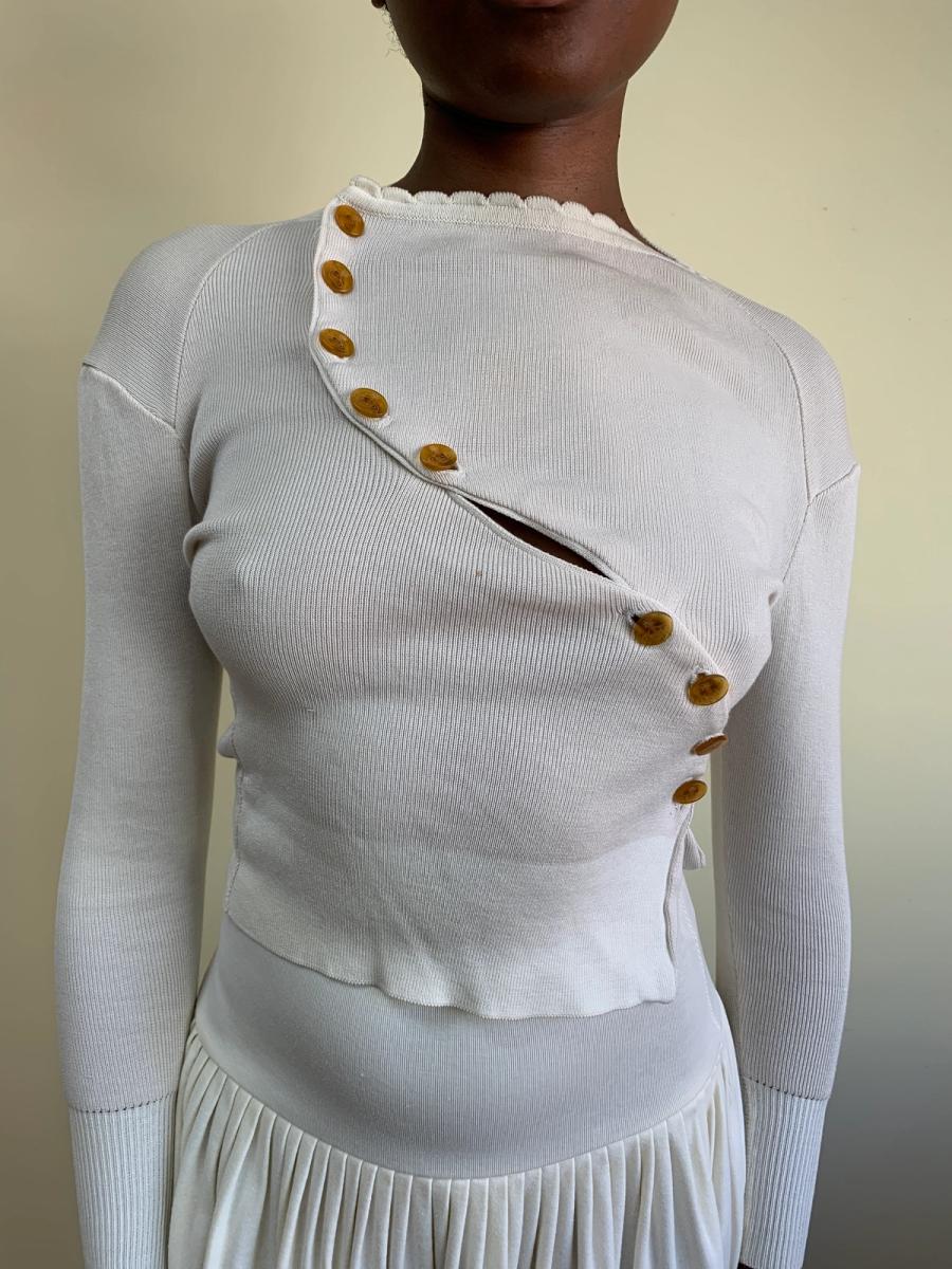 90s Vivienne Westwood Asymmetrical Cardigan product image