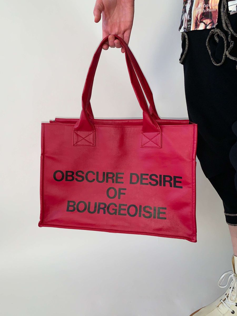 Obscure Desire of Bourgeoisie Red Tote product image