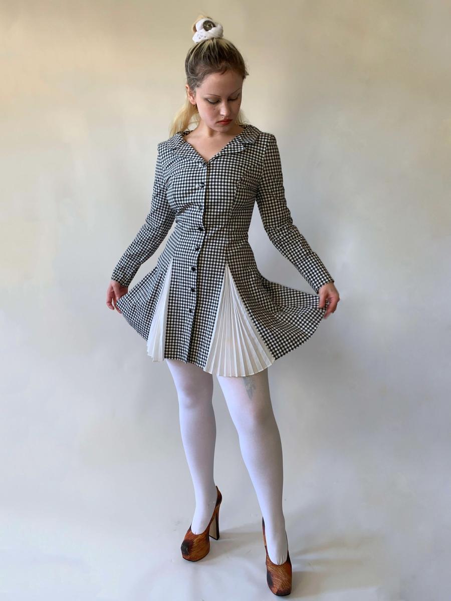 Chantal Thomass Gingham Jacket Dress product image
