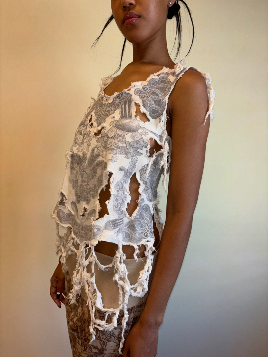 Nozomi Ishiguro Shredded Utensil Tunic product image