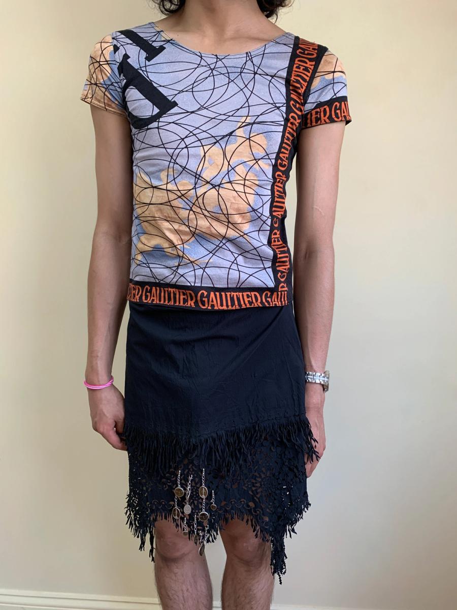 90s Jean-Paul Gaultier Cherub Print Shirt product image