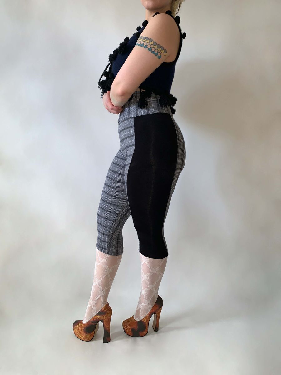 BodyMap Plaid Spandex Breeches product image