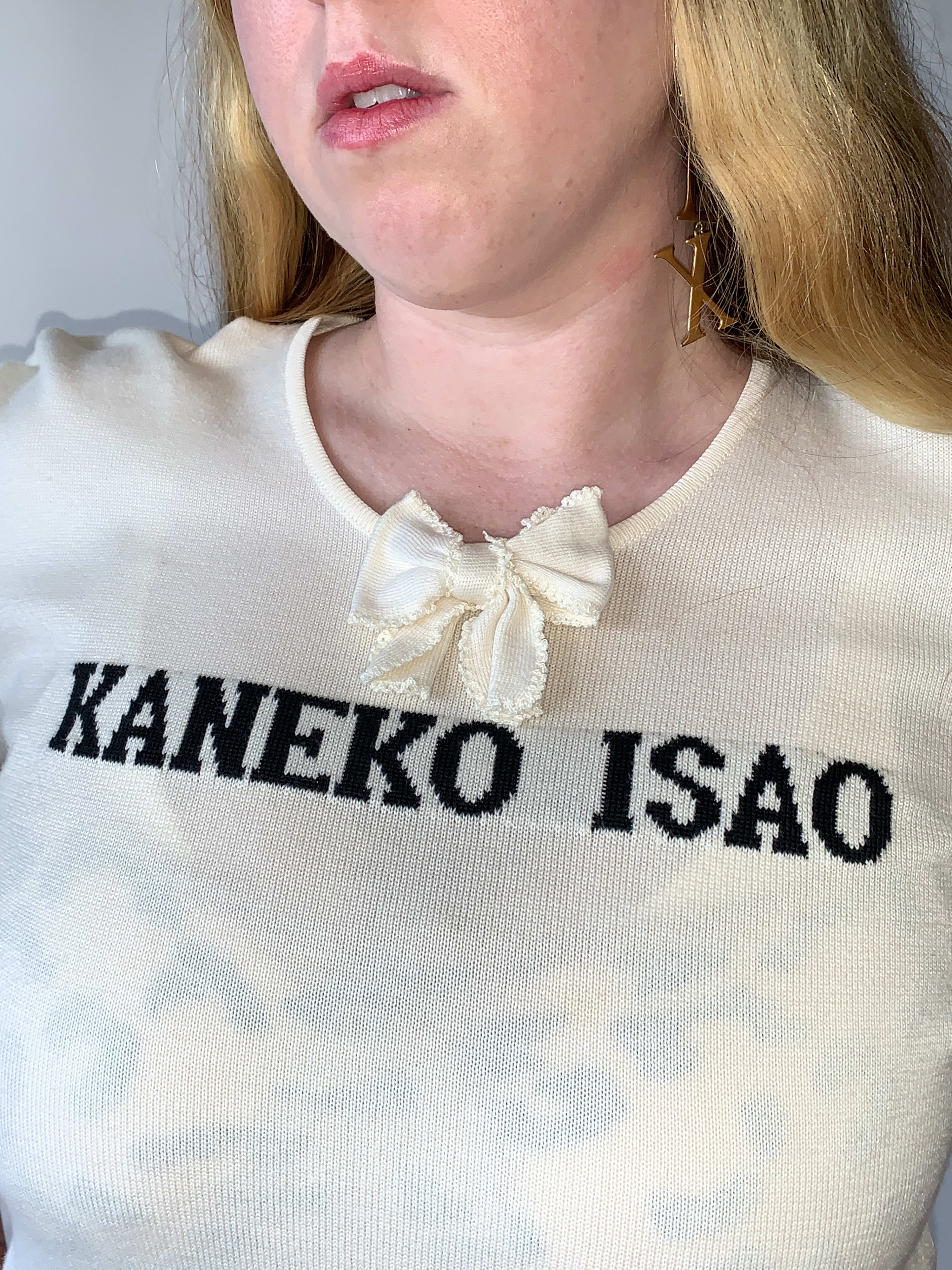 Kaneko Isao Logo Knit Tee