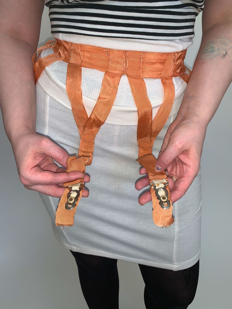 French Antique Garter Belt product image