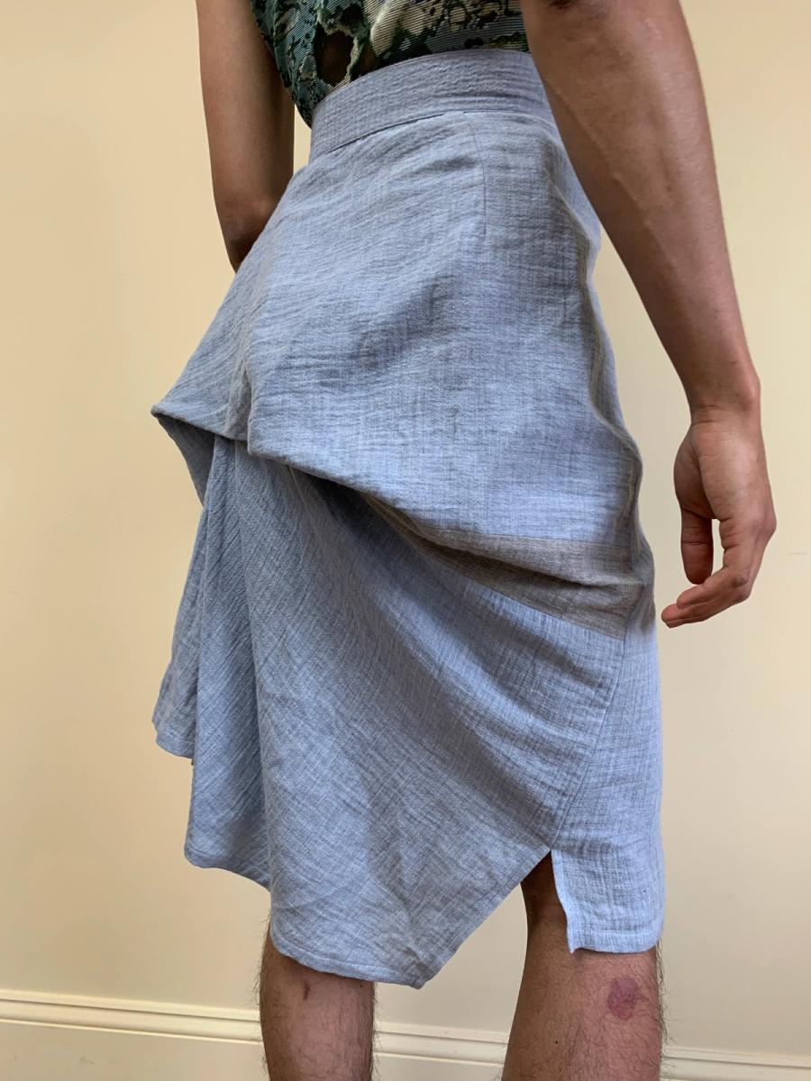 Freak of Psycho Muslin Bustle Skirt product image