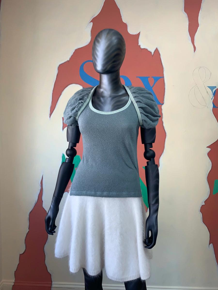 Beauty: Beast Ruched Bubble Sleeve Top product image