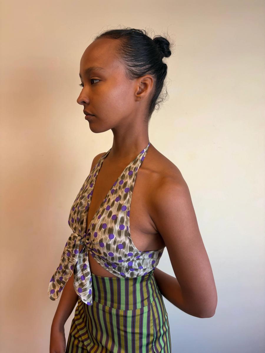 Ungaro Leopard Polka Dot Halter  product image
