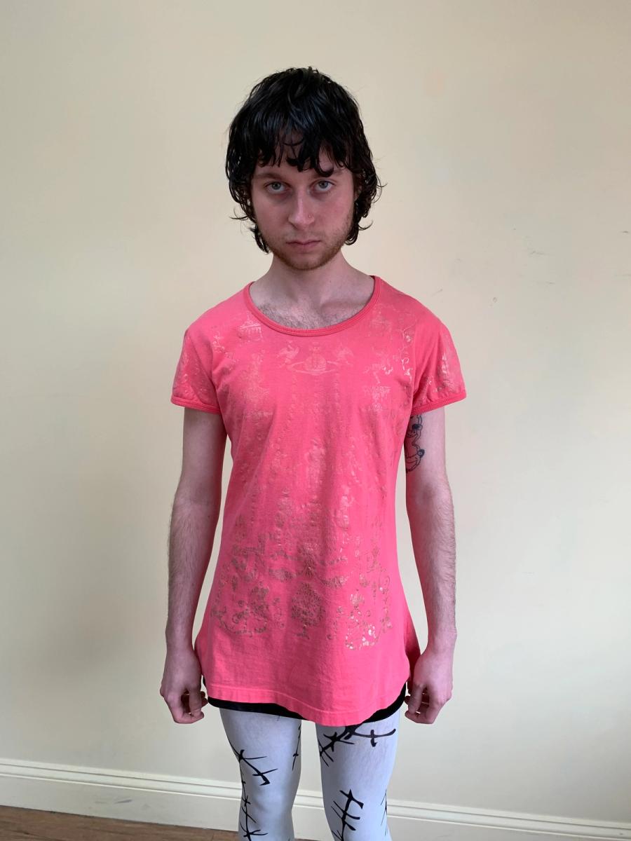 Vivienne Westwood 1990 Bubblegum Pink Boulle Tee product image