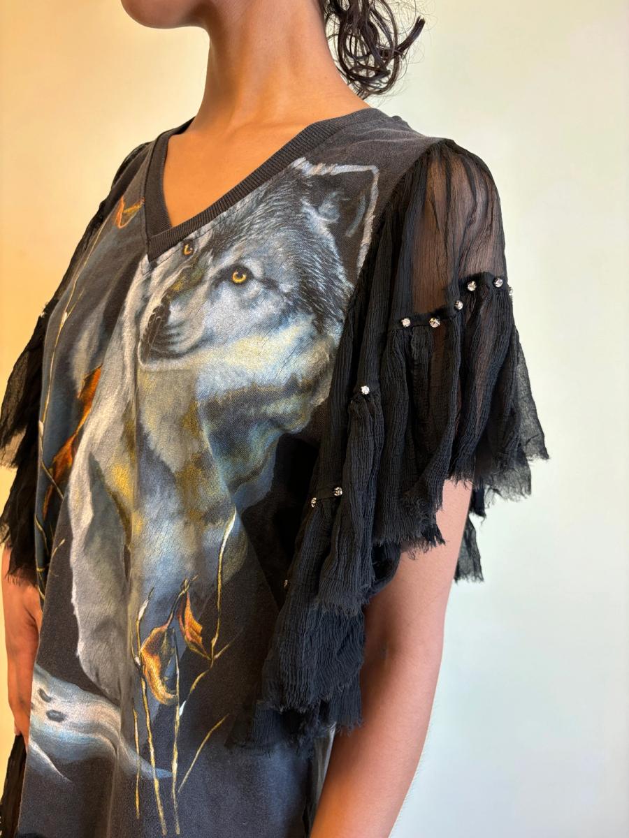 DryCleanOnly Wolf Rhinestone Dress product image